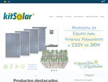 Tablet Screenshot of kitsolar.com